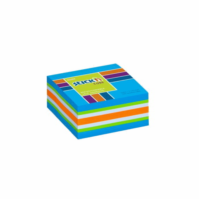 Stick'n Öntapadó jegyzettömb 51x51 mm - Neon Kék (250 lap/tömb) (21535)