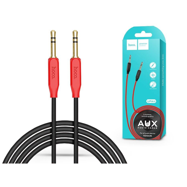 Kabel Hoco UPA11 Jack 3,5 mm 1 m černý