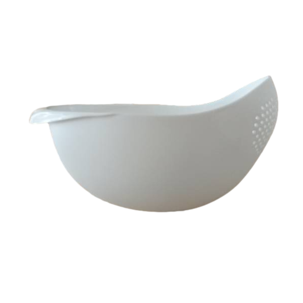 Iris KT-001-W Tál szűrővel 22cm - Fehér (KT-001-W)