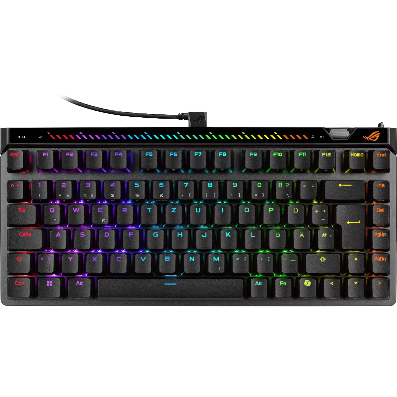 Клавиатура ASUS ROG Falchion Ace 75 HE — 90MP047H-BKDA20, черна