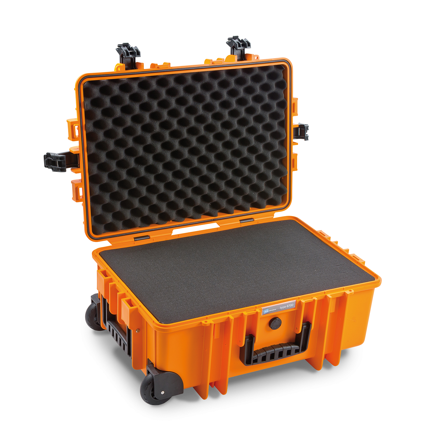 B&W Type 6700 SI Fotós bőrönd - Narancs (6700/O/SI)