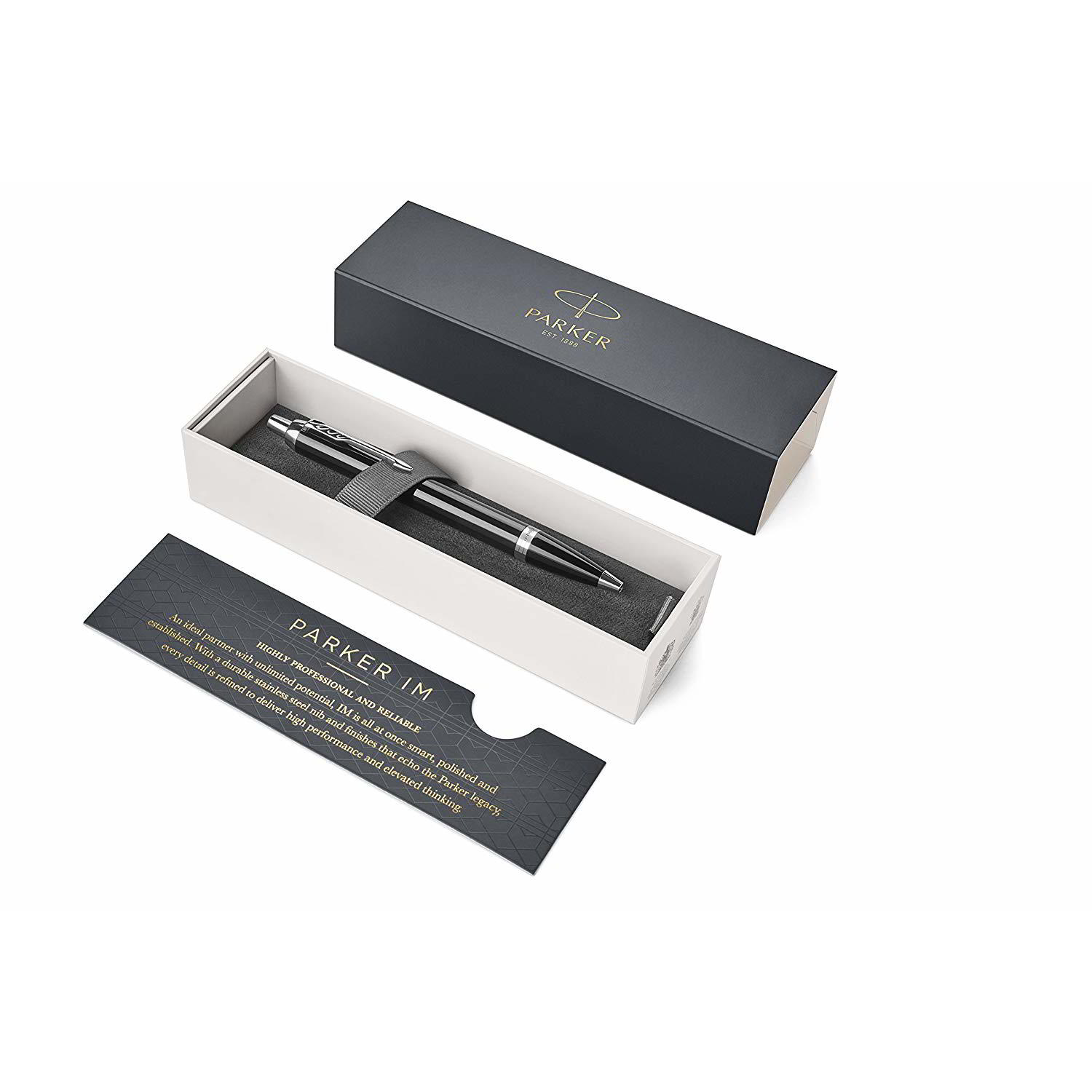 Parker IM Black CT nyomógombos golyóstoll - Kék (1931665)