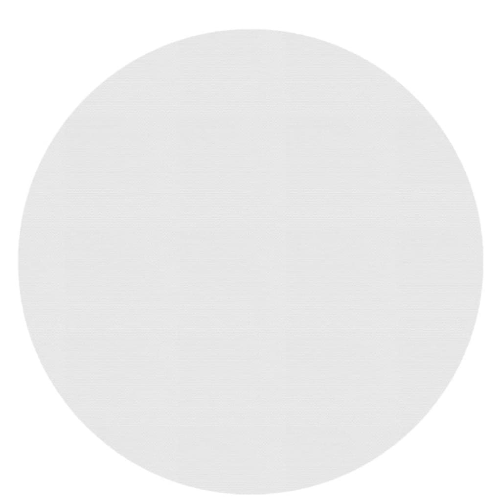 szürke napelemes lebegő PE medencefólia 381 cm (92999)