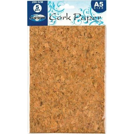  Centrum Papier korkowy A5 5szt 80313