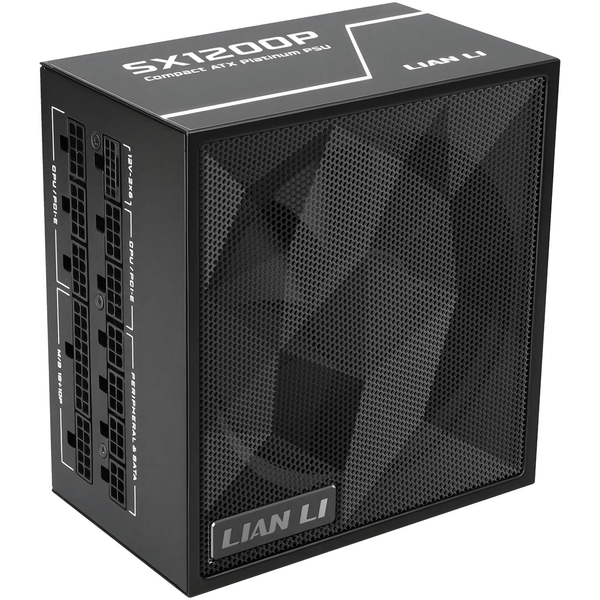Zasilacz Lian Li SX Series 80 PLUS Platinum Zasilacz, w pełni modularny, PCIe 5.1, ATX 3.1 - 1.000 Watt, czarny