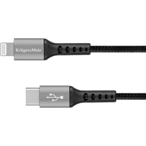 USB C típusú kábel - Lightning csatlakozó C94 MFi 1 m Kruger&Matz