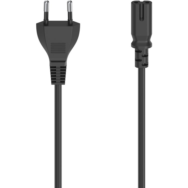 Hama 00200777 cavo di alimentazione Nero 2,5 m CEE7/16 IEC C7