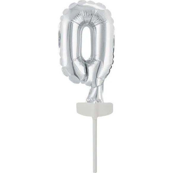 Fólia Lufi Tortára - 13 cm, 0-ás, Ezüst (616001)