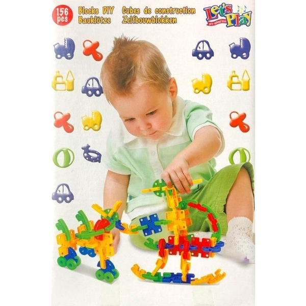 Lets play Let's Play - Zestaw klocków konstrukcyjnych dla dzieci (Zestaw 1)