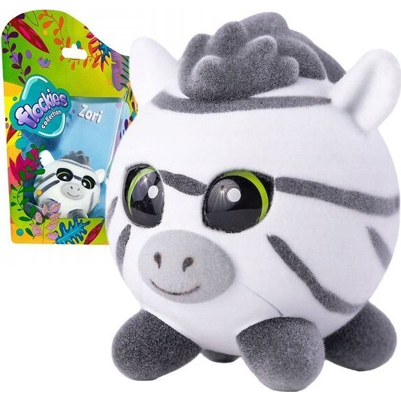 Flockies, Flockies játékfigura: 1. széria - Zebra Zori - Lányoknak és fiúknak, 3 éves kortól (FLO 0110)