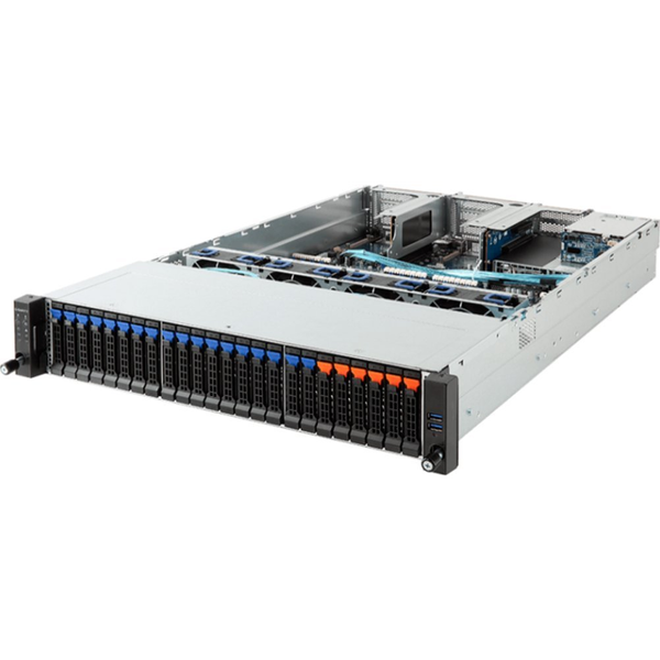 GIGABYTE R281-Z91 Bastidor (2U) Negro, Gris