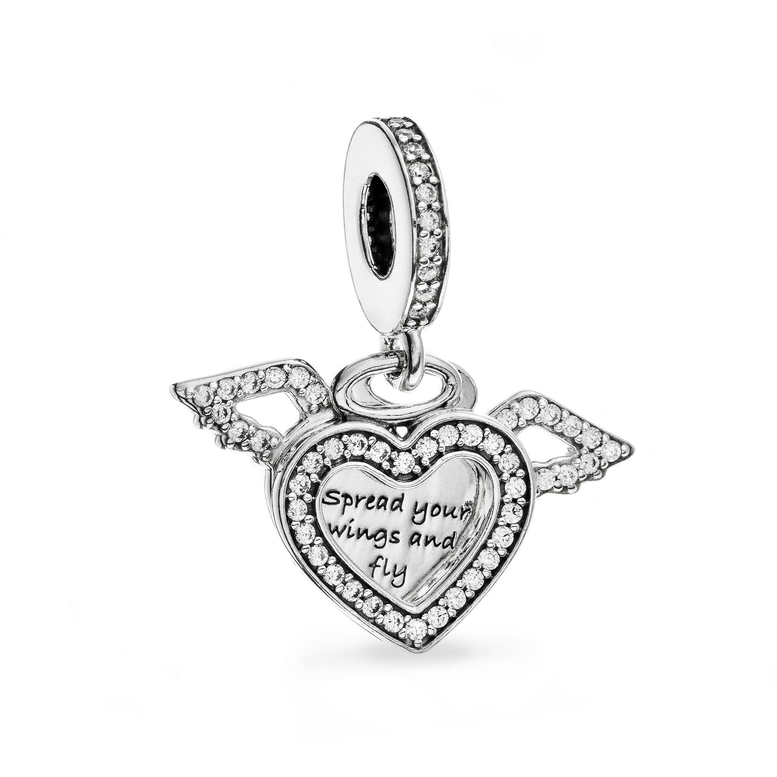 PANDORA Szív és angyalszárnyak 798485C01 (Ag 925/1000, 3,6 g) (5700302827286)