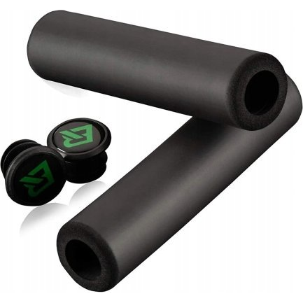 Rockbros GMBT1001BK Szilikon hab Kerékpár markolat - Fekete (5907769314032)