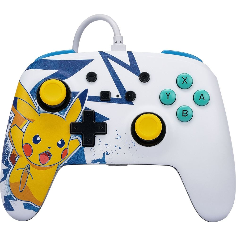 PowerA Enhanced Wired Nintendo Switch Pikachu High Voltage vezetékes kontroller (NSGP0041-01) (NSGP0041-01)