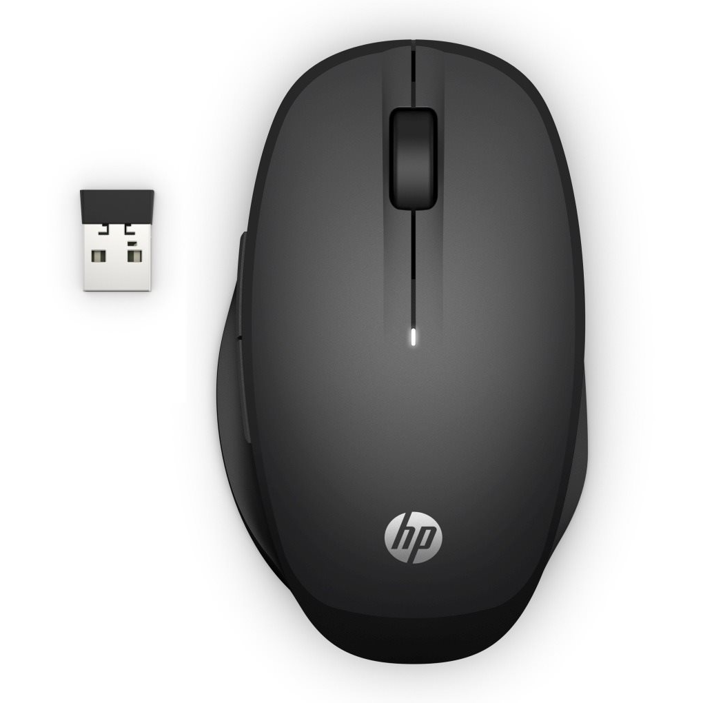 Hp Inc. Hp Bezdrátová Myš Dual Mode, Černá, (6CR71AA#ABB)