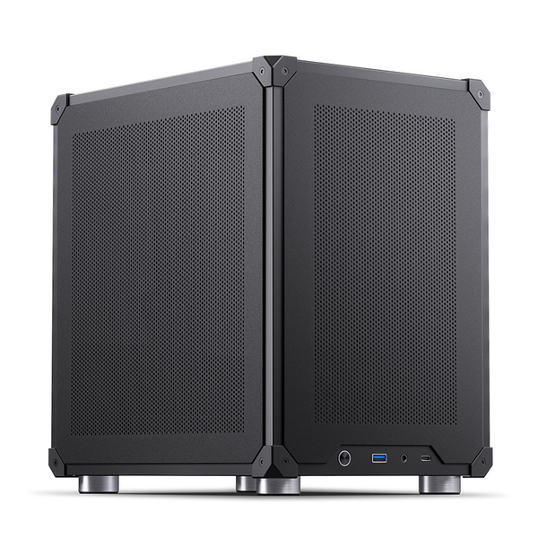 Jonsbo C6 Black táp nélküli ITX/M-ATX ház fekete