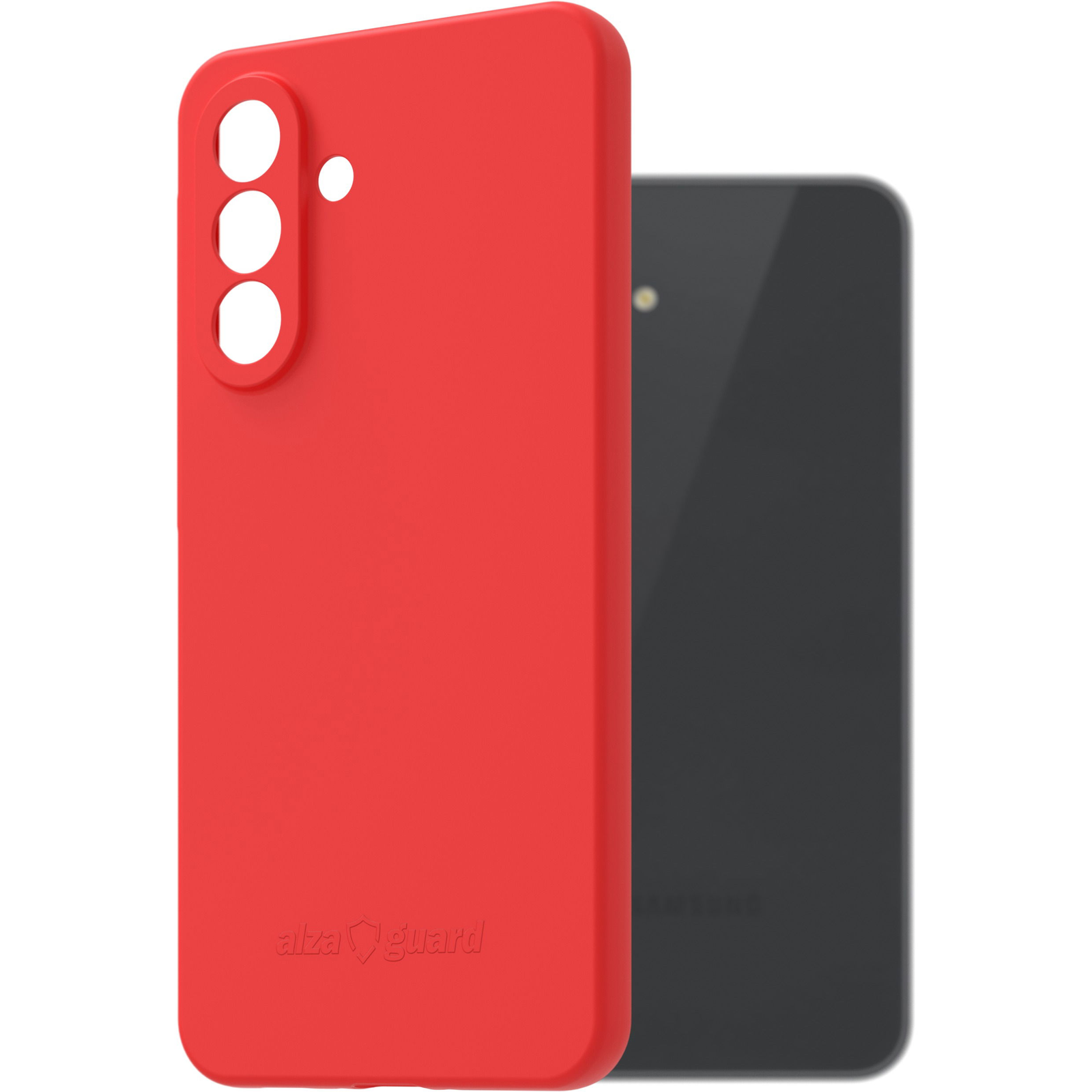 AlzaGuard Matte Case Samsung Galaxy A36 piros TPU tok (AGD-PCT439R)