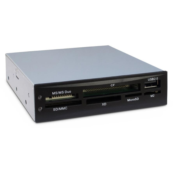 Inter-Tech Card Reader CI-02 USB 2.0 für gängige Speicherk.