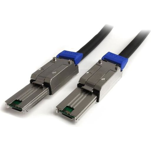 StarTech.com ISAS88882 Serial Attached SCSI (SAS)-kabel Zwart