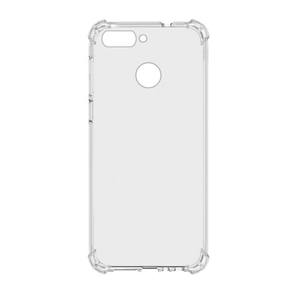 Szilikon telefonvédő (közepesen ütésálló, légpárnás sarok) ÁTLÁTSZÓ [Huawei P Smart (2018)] (5996457779413)