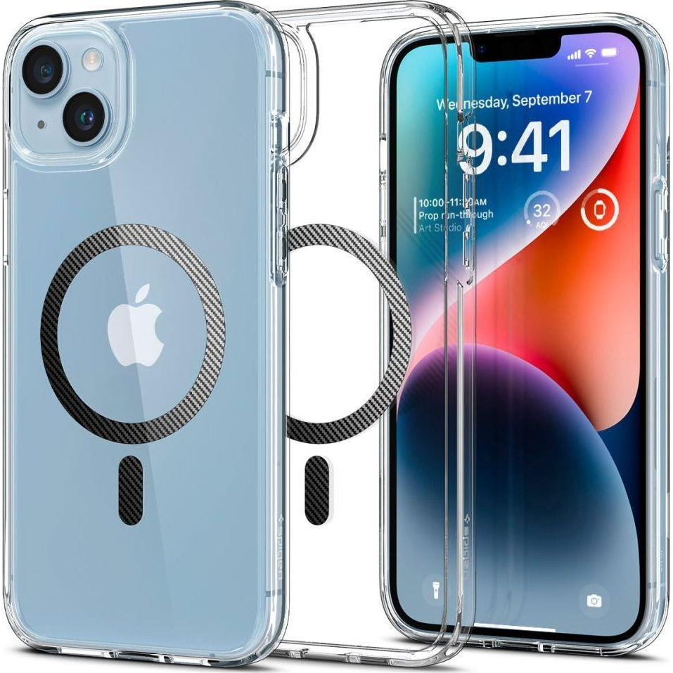 Spigen Ultra Hybrid MagSafe, carbon fiber - iPhone 14 Plus (SPN2523)