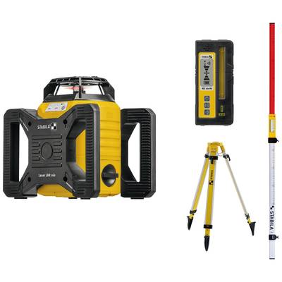 Stabila LAR 160, 7-pcs Rotációs lézer Állvánnyal, 5 méteres szintezőléccel Hatótáv (max.): 600 m (19241) (19241)