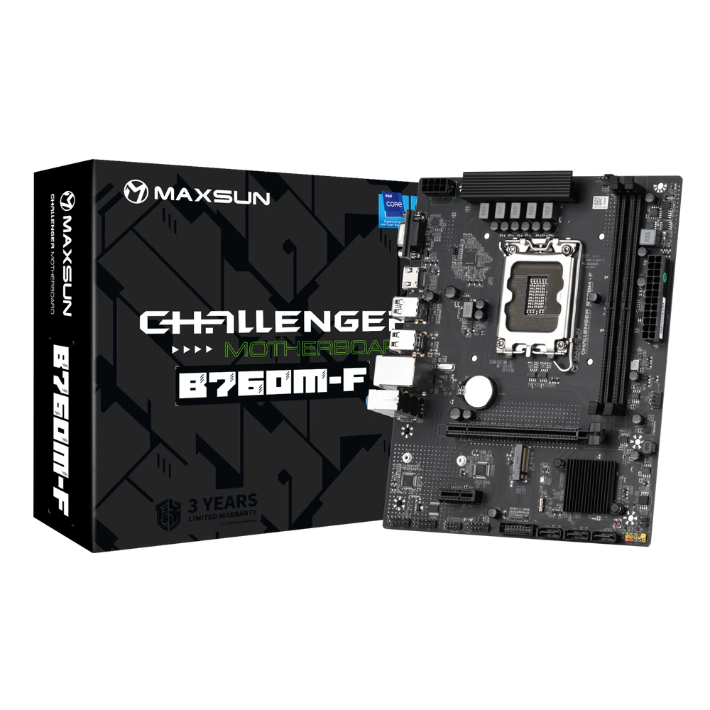 Maxsun Challenger B760M-F DDR4 Intel s1700 MicroATX Alaplap