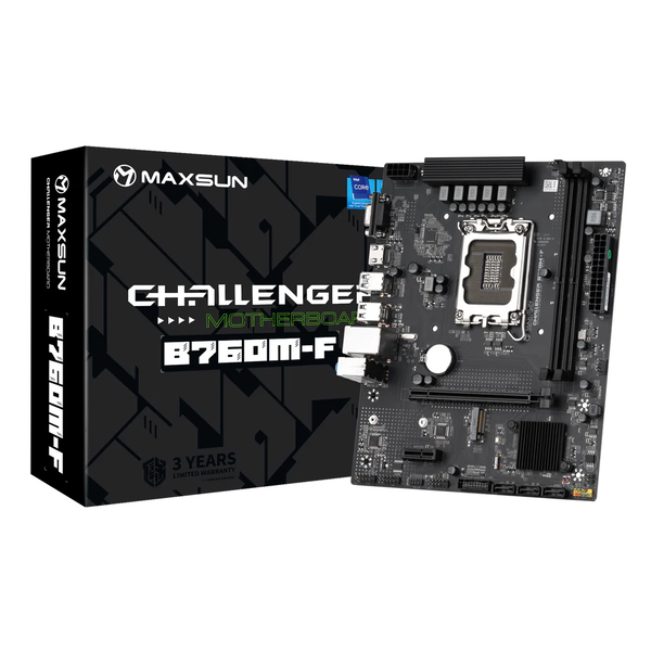 Maxsun Challenger B760M-F DDR4 Intel s1700 MicroATX Alaplap