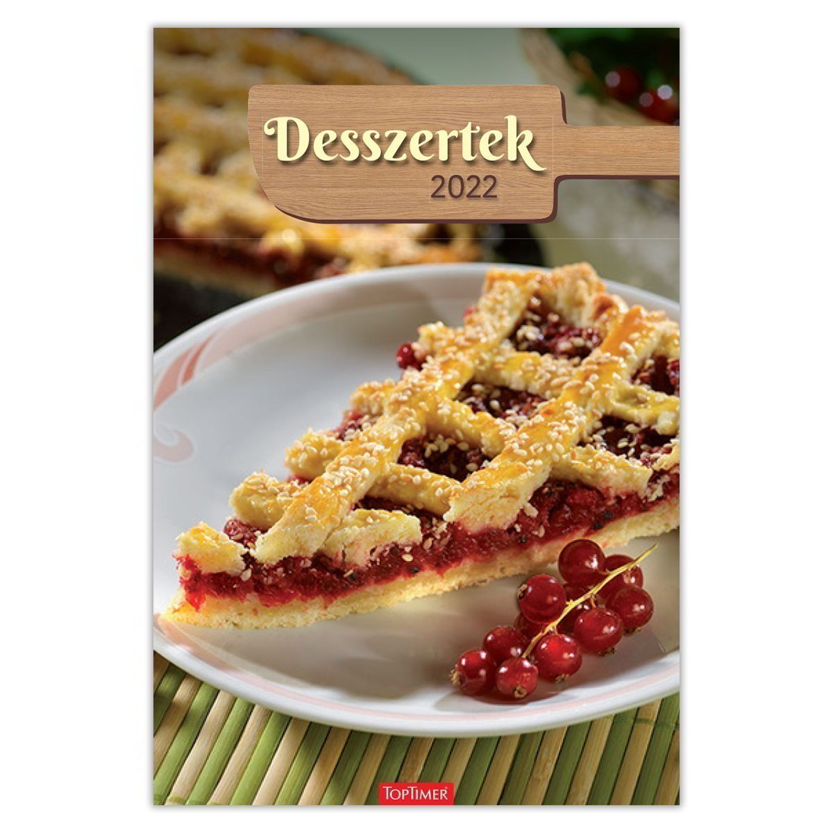 Toptimer 290 x 580 mm 2022 Fali naptár - Desszertek (22T9400-014)