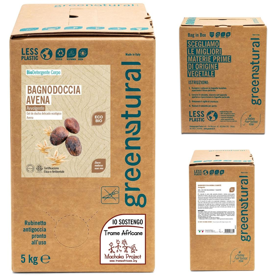 GREENATURAL tápláló zab 5 kg (8052400936351)