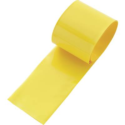 Zsugorcső akkuhoz, ragasztóanyag nélkül, sárga 48 mm, 2:1 Tru Components 93014c85c (93014c85c)