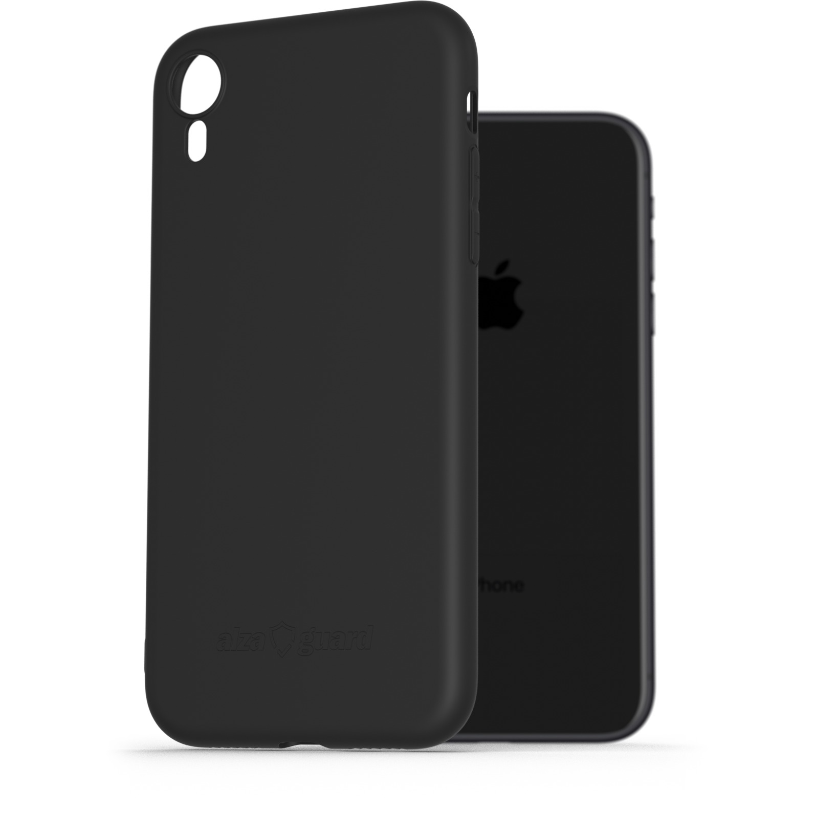 AlzaGuard Matte iPhone XR fekete TPU tok (AGD-PCT50B)