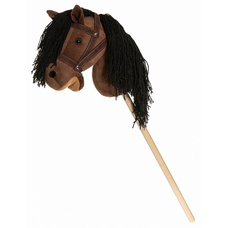 Tootiny Hobby Horse: Barna ló kantárral - 80 cm (T-TED-03002)