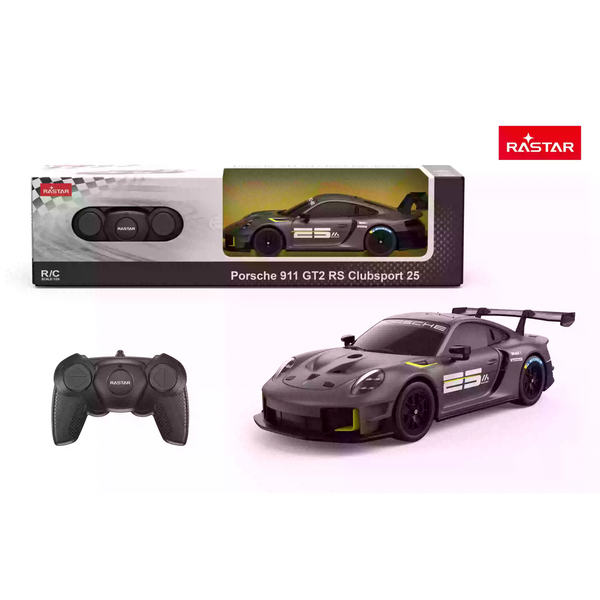 Rastar: Porsche 911 GT2 RS távirányítós autó - Szürke (1:24)