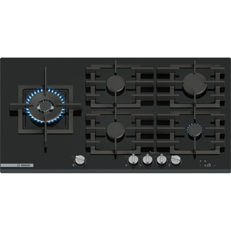 Bosch Serie 8 PRS9A6H40 kogeplade Sort Indbygget 90 cm Gaskomfur 5 zone(s)