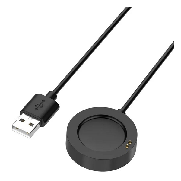 gigapack Töltőkábel USB (mágneses, 100cm) FEKETE Xiaomi Watch 2 Pro 4G / Watch 2 Pro / Watch S3 " csomagolás" (GP-161739)