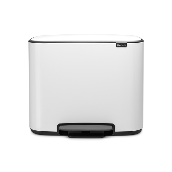 Brabantia Bo 36 literes pedálos fém szemetes - Fehér