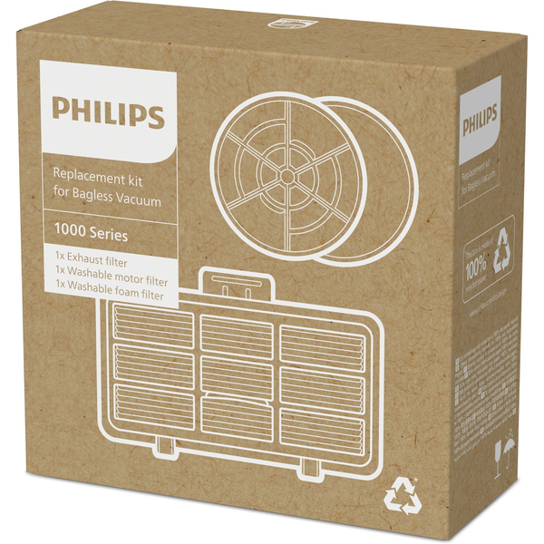 Philips XV1210/01 porszívó tartozék és kellék Szűrő Henger alakú vákuum