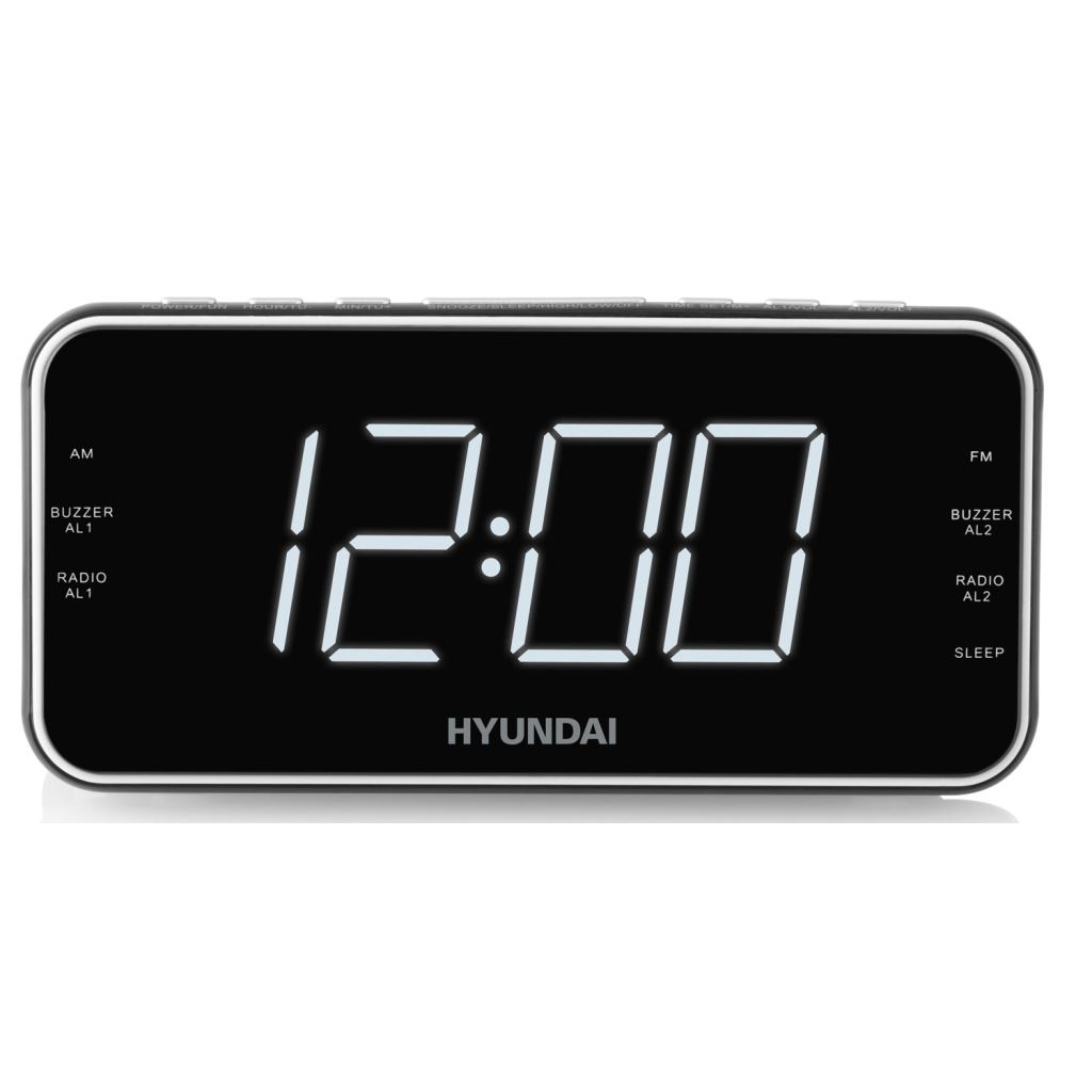 Hyundai RAC521PLLBCH rádiós ébresztőóra fekete (RAC521PLLBCH)