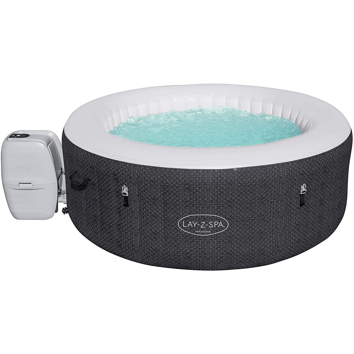 Bestway 60035 pezsgőfürdő vagy gyógyfürdő 669 L 4 személy(ek) Kör Szürke, Fehér (60035)