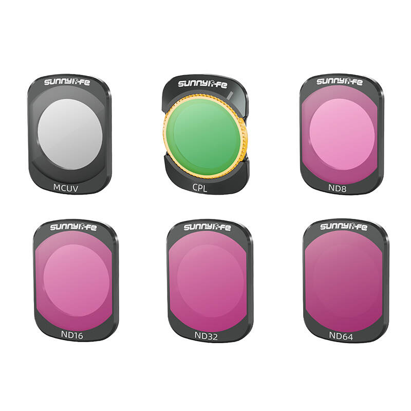 Sunnylife OP3-FI859 DJI Osmo Pocket 3 Akciókamera lencse szűrő készlet 6 darabos (OP3-FI859)