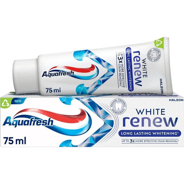 Aquafresh  White Renew Long Lasting Whitening pasta do zębów z fluorkiem 75ml