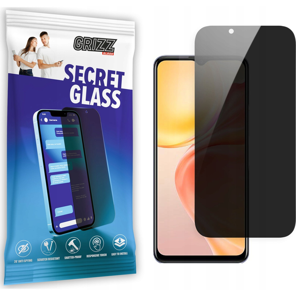  GrizzGlass Szkło prywatyzujące GrizzGlass SecretGlass Vivo Y75s 5G
