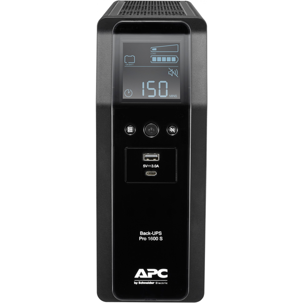 APC BR1600SI UPS-enhed Interaktivt indgangsstik 1,6 kVA 960 W 8 AC stikkontakt(er)