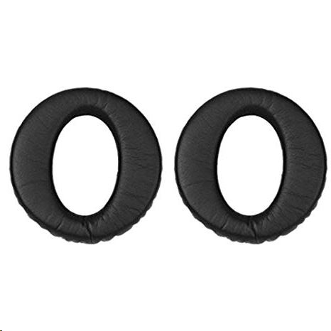 Jabra 14101-41 възглавничка за слушалка Изкуствена кожа, Кожа Черен 2 броя
