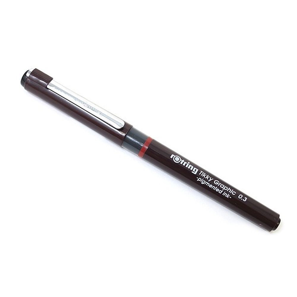 Rotring Tikky Graphic 0.3 mm Tűfilc - Bordó (NRR1904753)