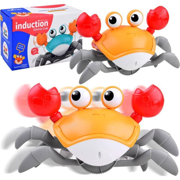 Menekülő Rák Mászó Játék, Narancs/Piros Színben, 24 X 11 X 13 Cm (ZA4476)