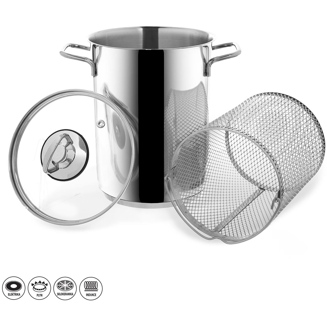 ORION rozsdamentes acél tésztafőzőedény 4,2 l (111745)