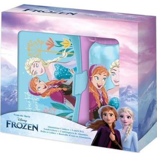 KiDS Licensing Műanyag ételtároló 1,5L + kulacs 500ml - Jégvarázs (FR50009)