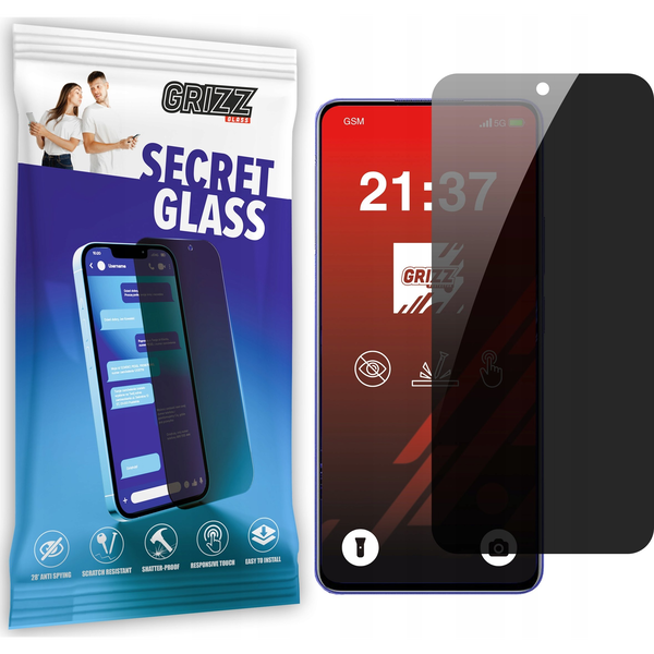  GrizzGlass Szkło prywatyzujące GrizzGlass SecretGlass do Realme P1 Speed